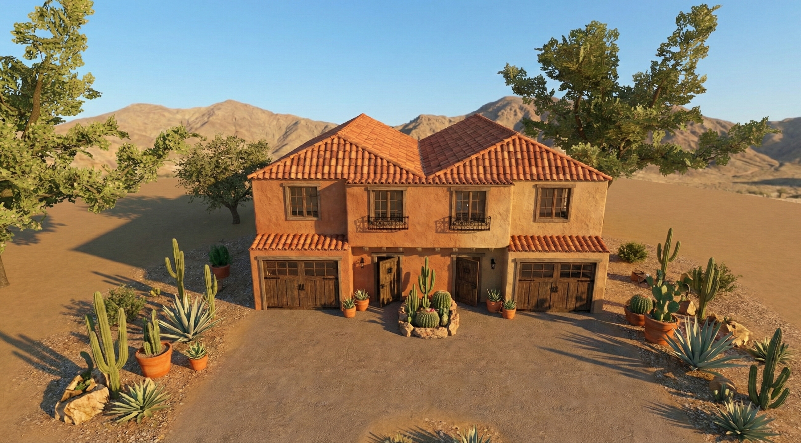 Spacious Modern Duplex House Plan — 6 Bedrooms, 313 m² (3,369 sq ft), 2 Garages