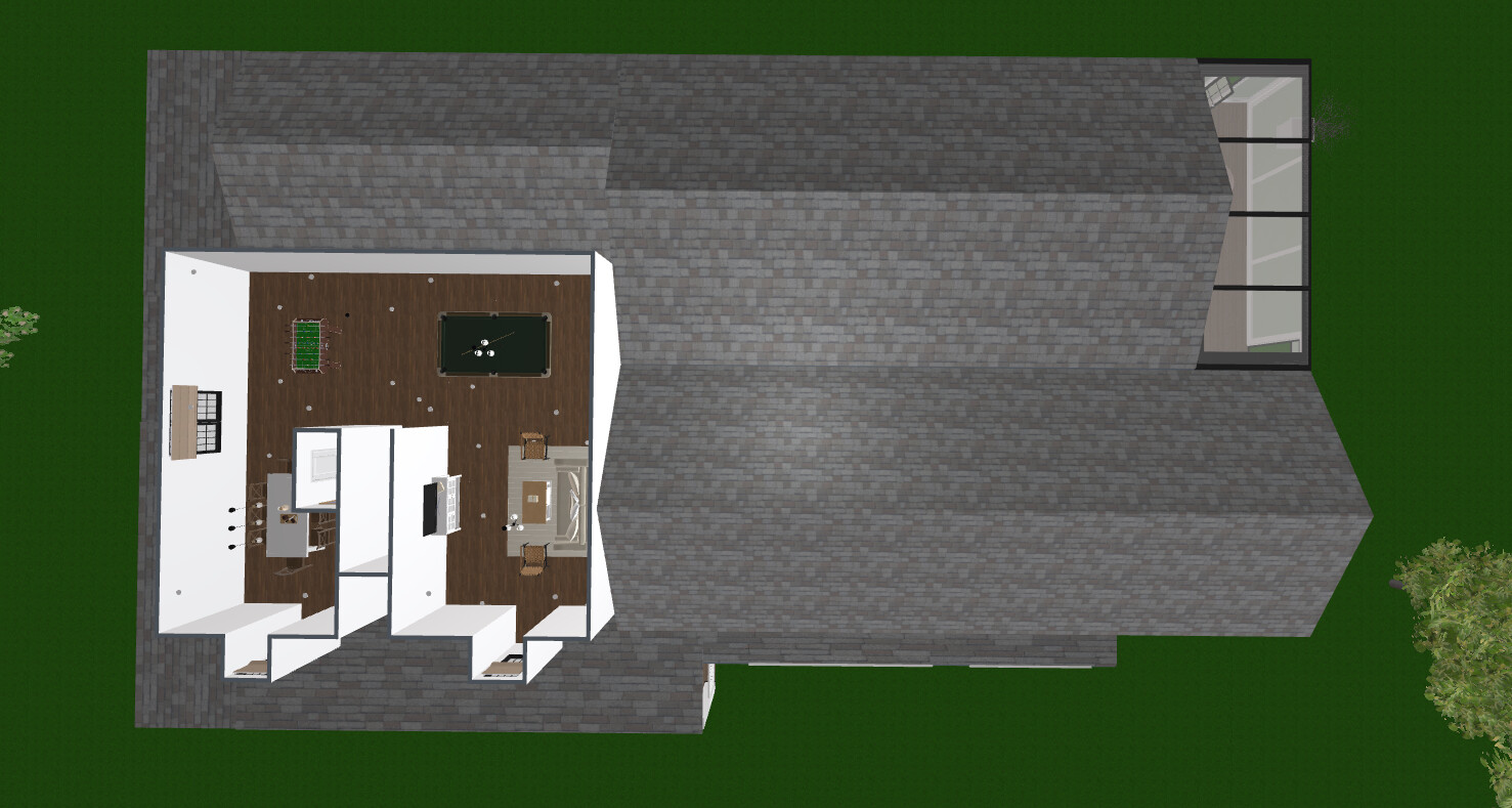 Visualization gallery - Grand Multi-Car House Plan — 4 Bedrooms, 538 m² (5,791 sq ft), Game Loft & 4-Car Garages