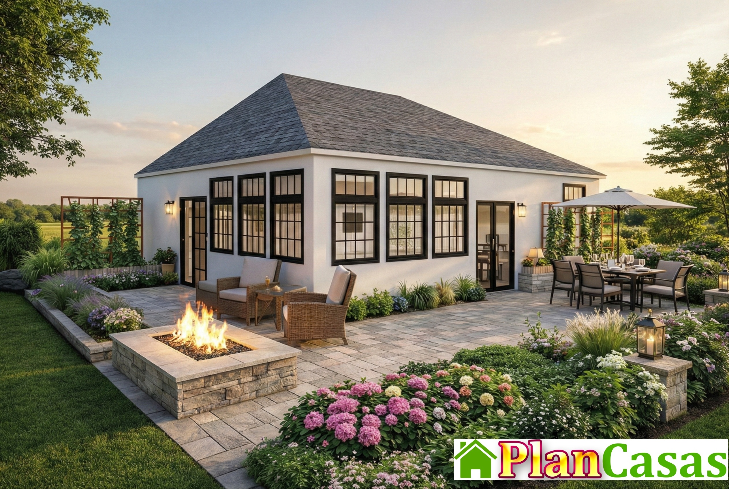 Cozy 3 Bedroom House Plan — 71 m² (764 sq ft), Open Living, Budget-Friendly Single Storey