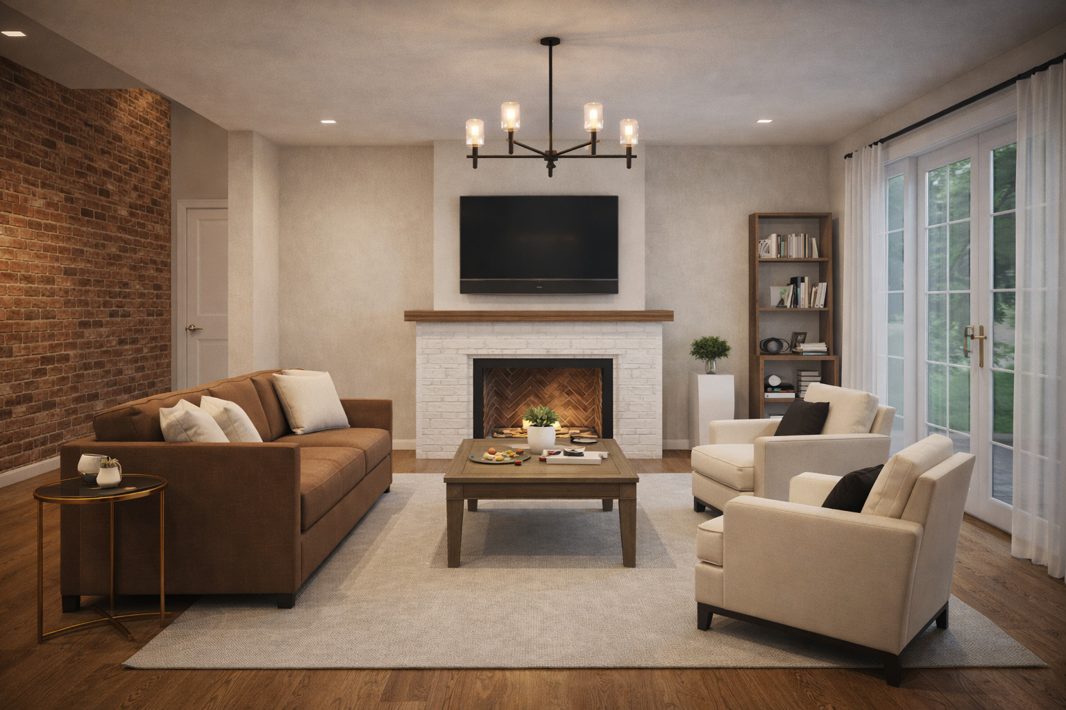 Visualization gallery - Spacious Dual Living House Plan — 3 Beds, 5 Baths, 2 Floors, 3897 sq ft (362 m²), 2-Car Garage