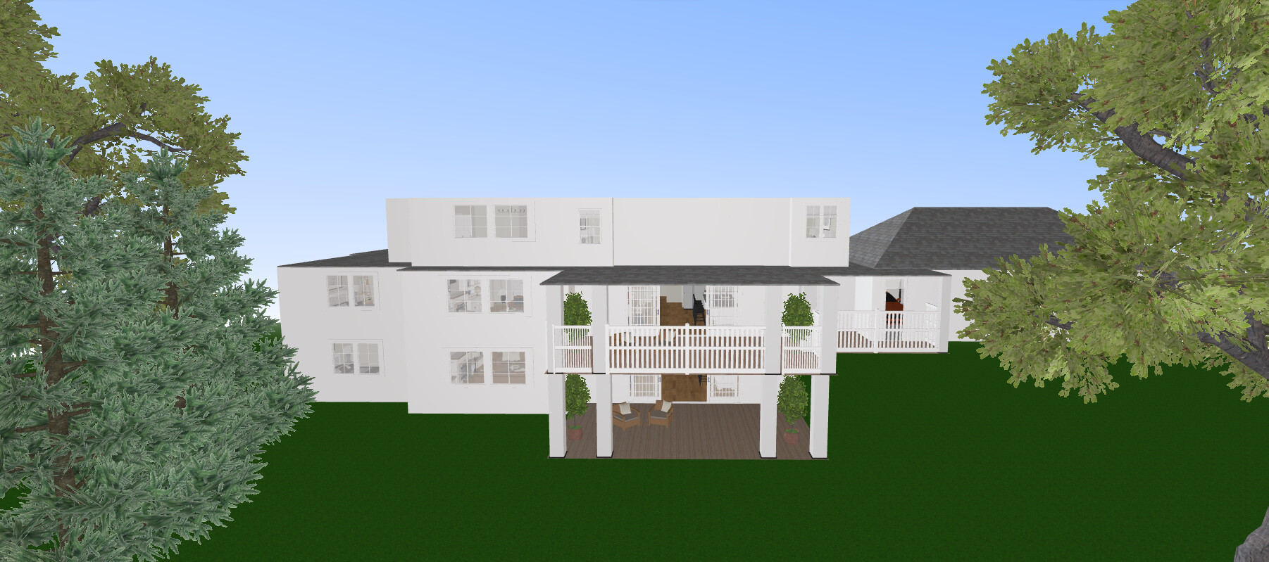 Visualization gallery - Grand Three-Story Estate House Plan — 6 Bedrooms, 8 Baths, 847 m² (9,117 sq ft)