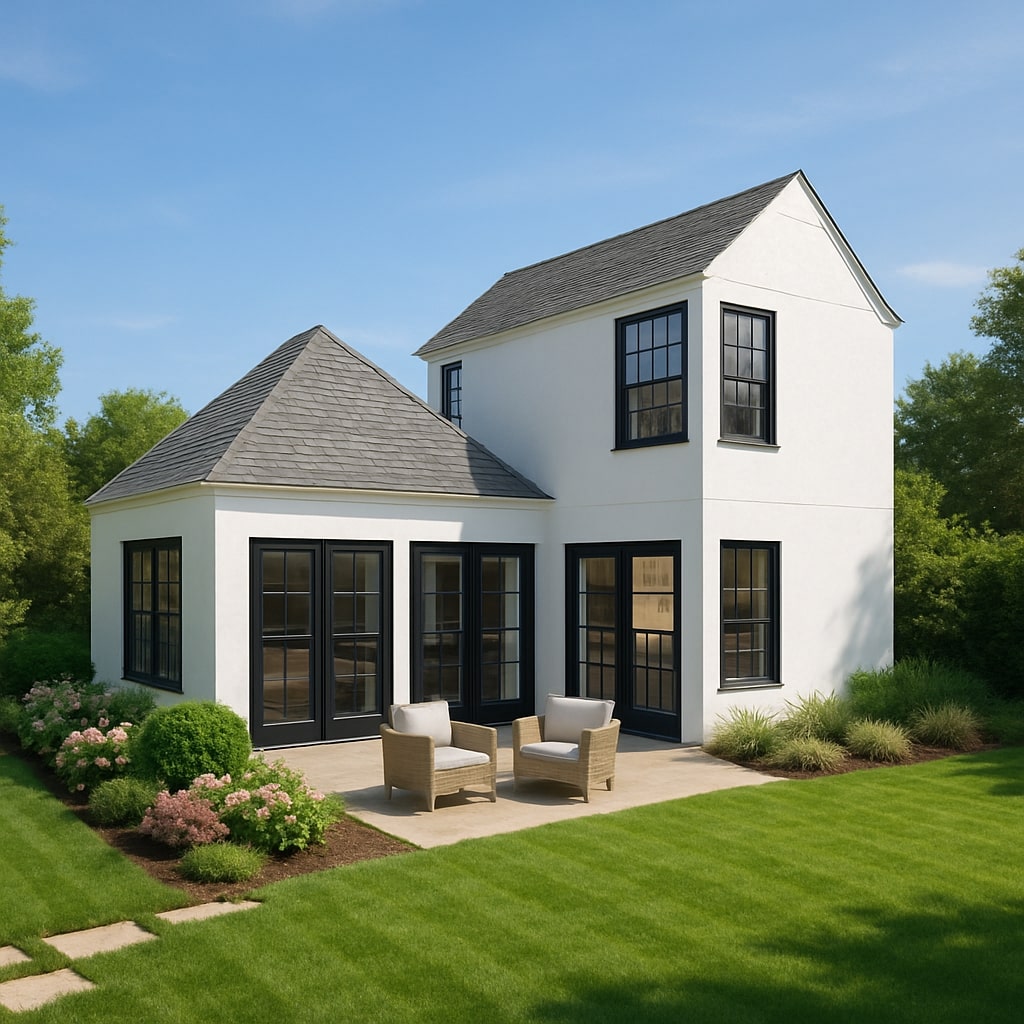 Compact 2-Storey Cottage House Plan — 3 Bedrooms, 135 m² (No Garage)