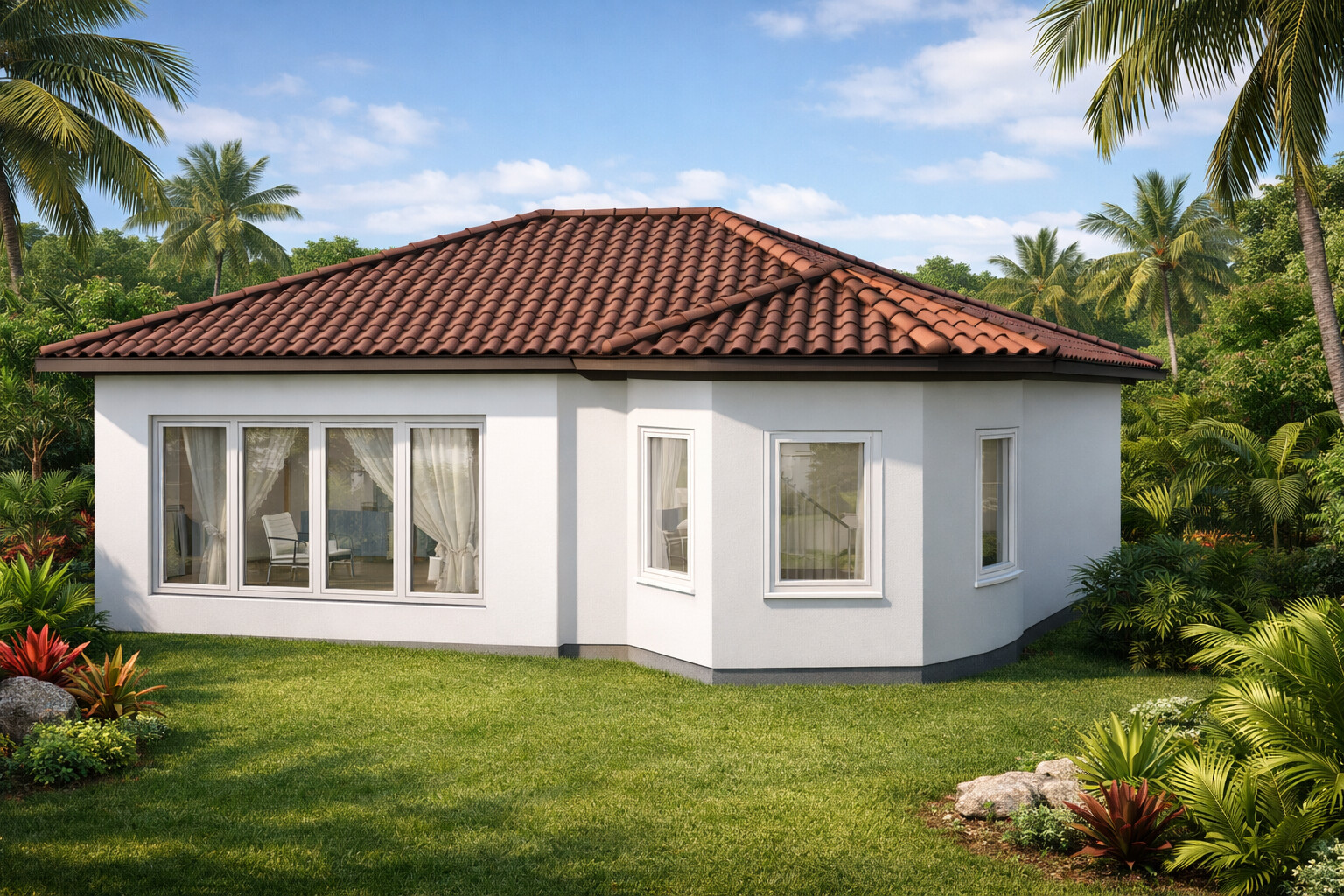 Bright Studio Apartment Plan — 53 m² (570 sq ft), Balcony, Nursery Nook & Ample Storage