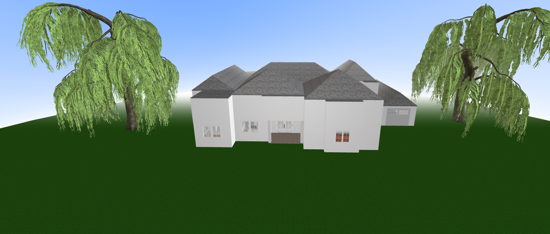 Visualization gallery - Luxury Six Bedroom Estate House Plan — 602 m² (6,488 sq ft), Home Theater, 3-Car Garage