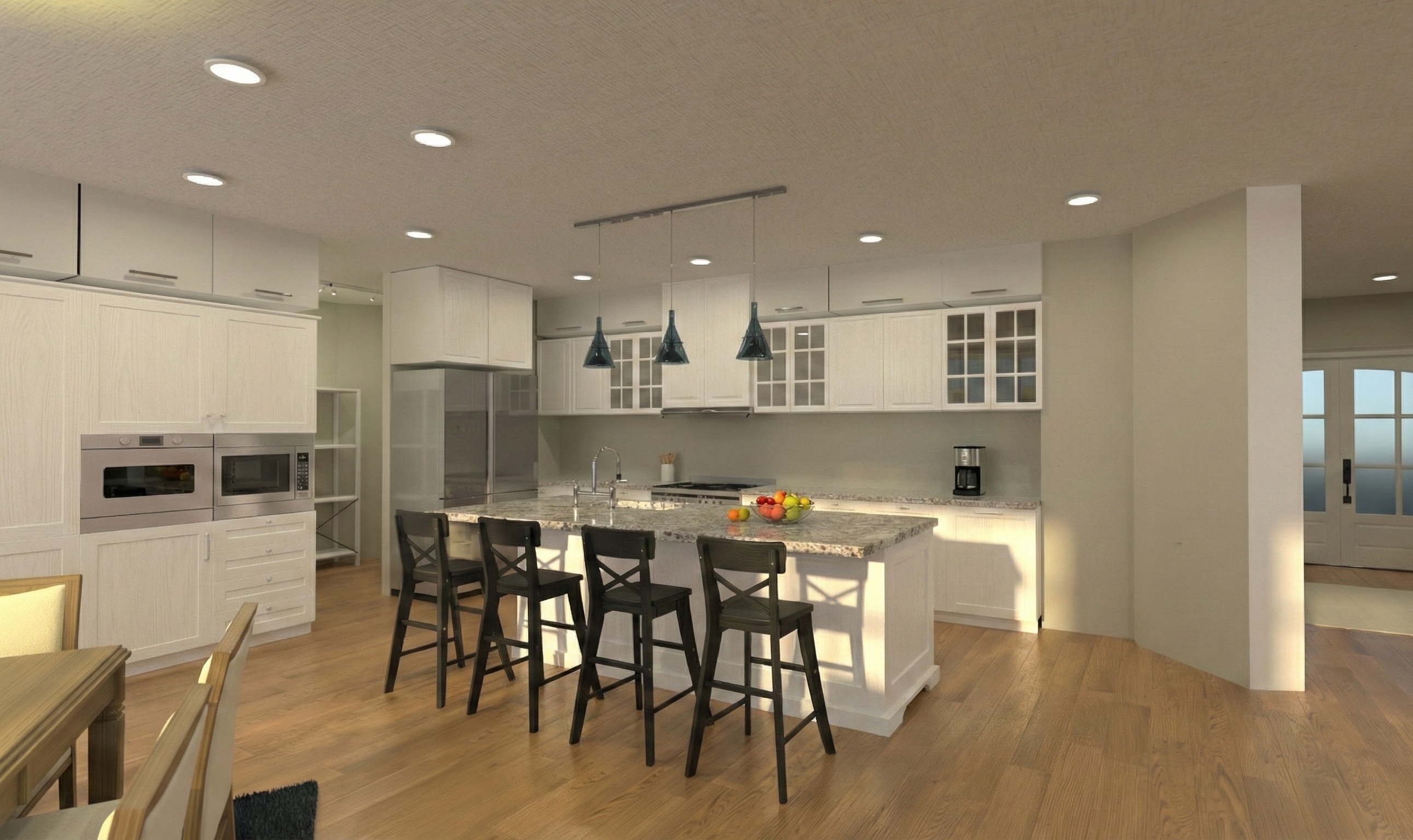 Visualization gallery - Luxury Six Bedroom Estate House Plan — 602 m² (6,488 sq ft), Home Theater, 3-Car Garage