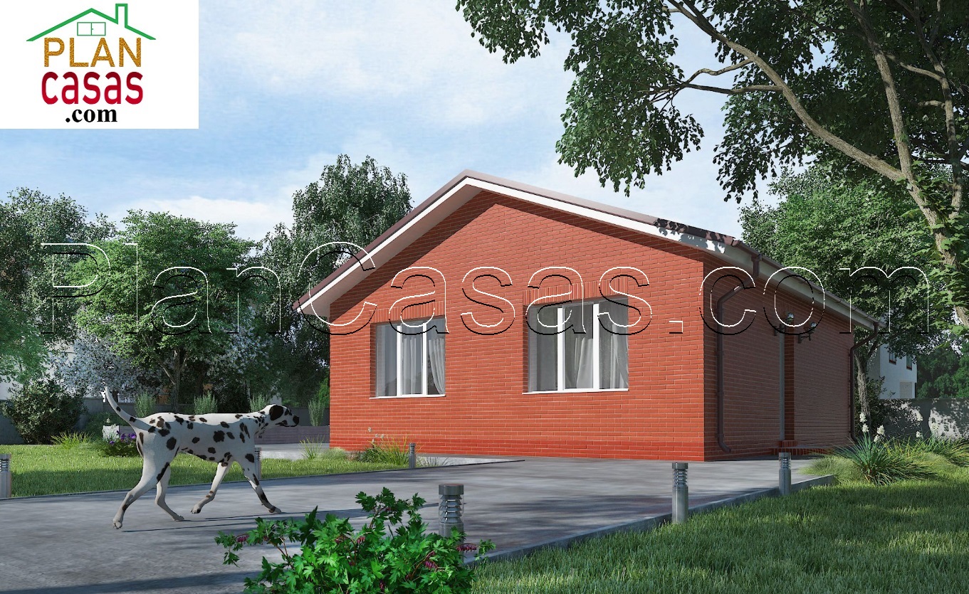 One story small home house plan