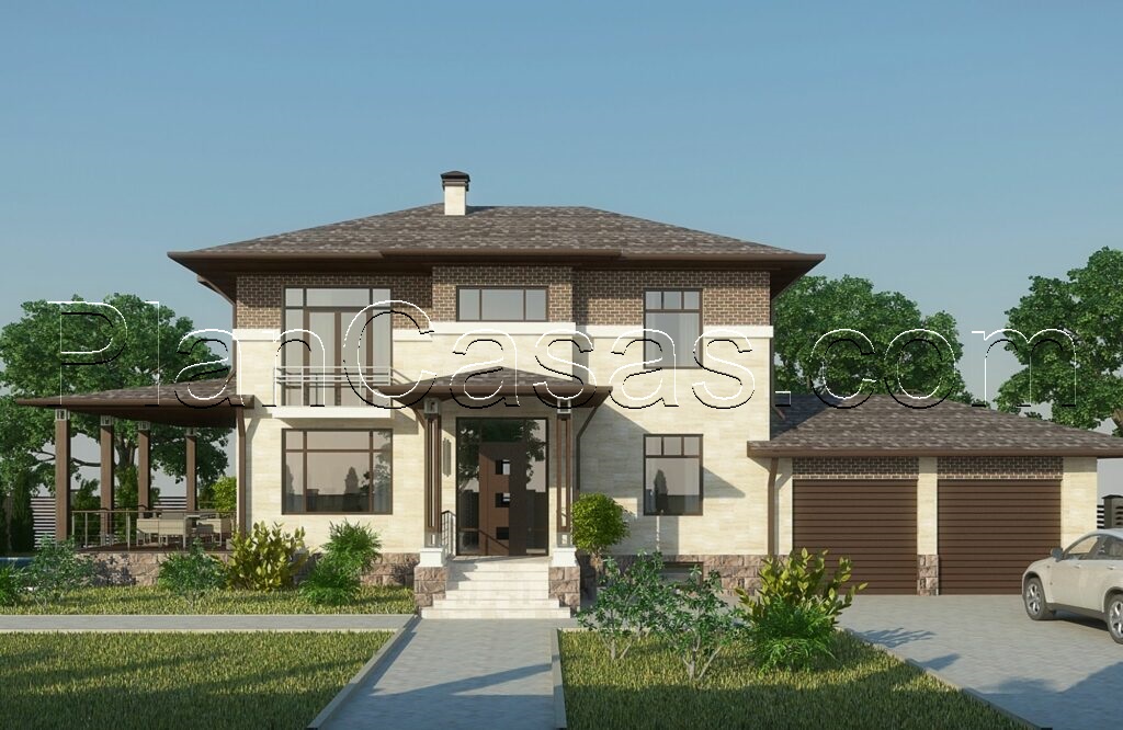 Two storey cottage house plan