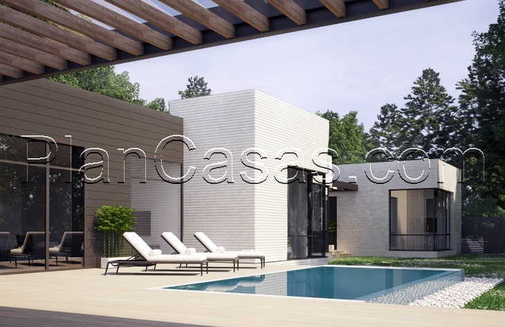 One storey cottage house plan