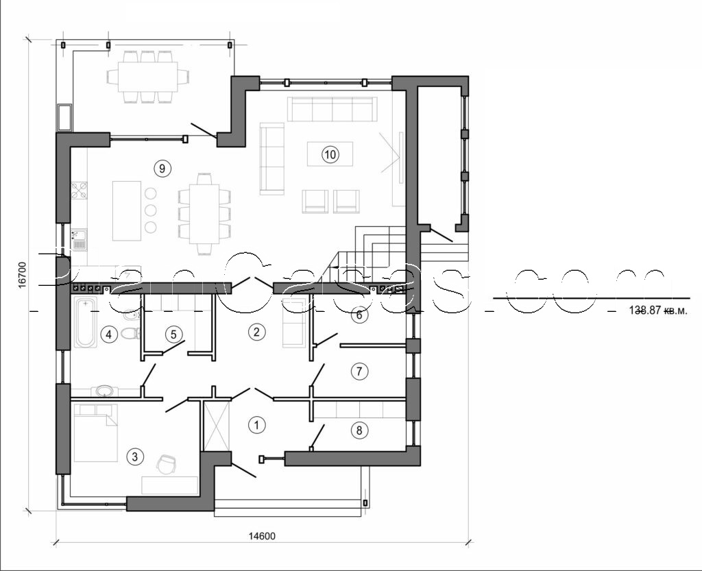 Visualization gallery - Two storey cottage