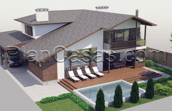 Visualization gallery - Two storey cottage