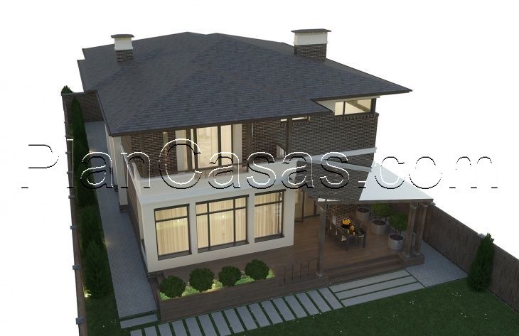 Visualization gallery - Two storey house
