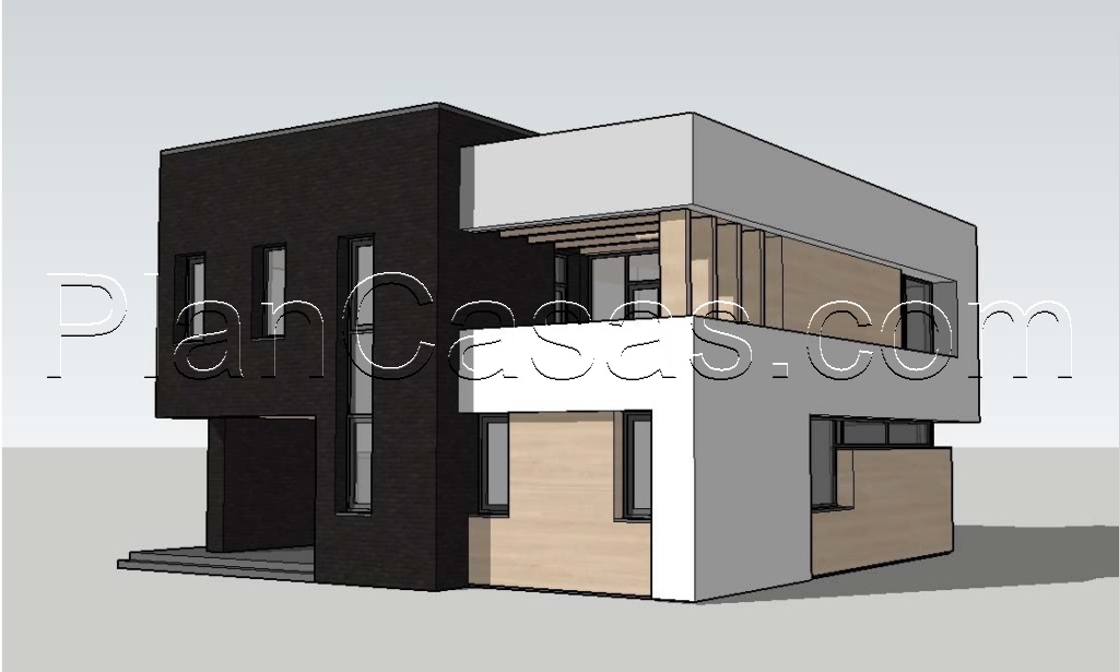 Modern home project house plan