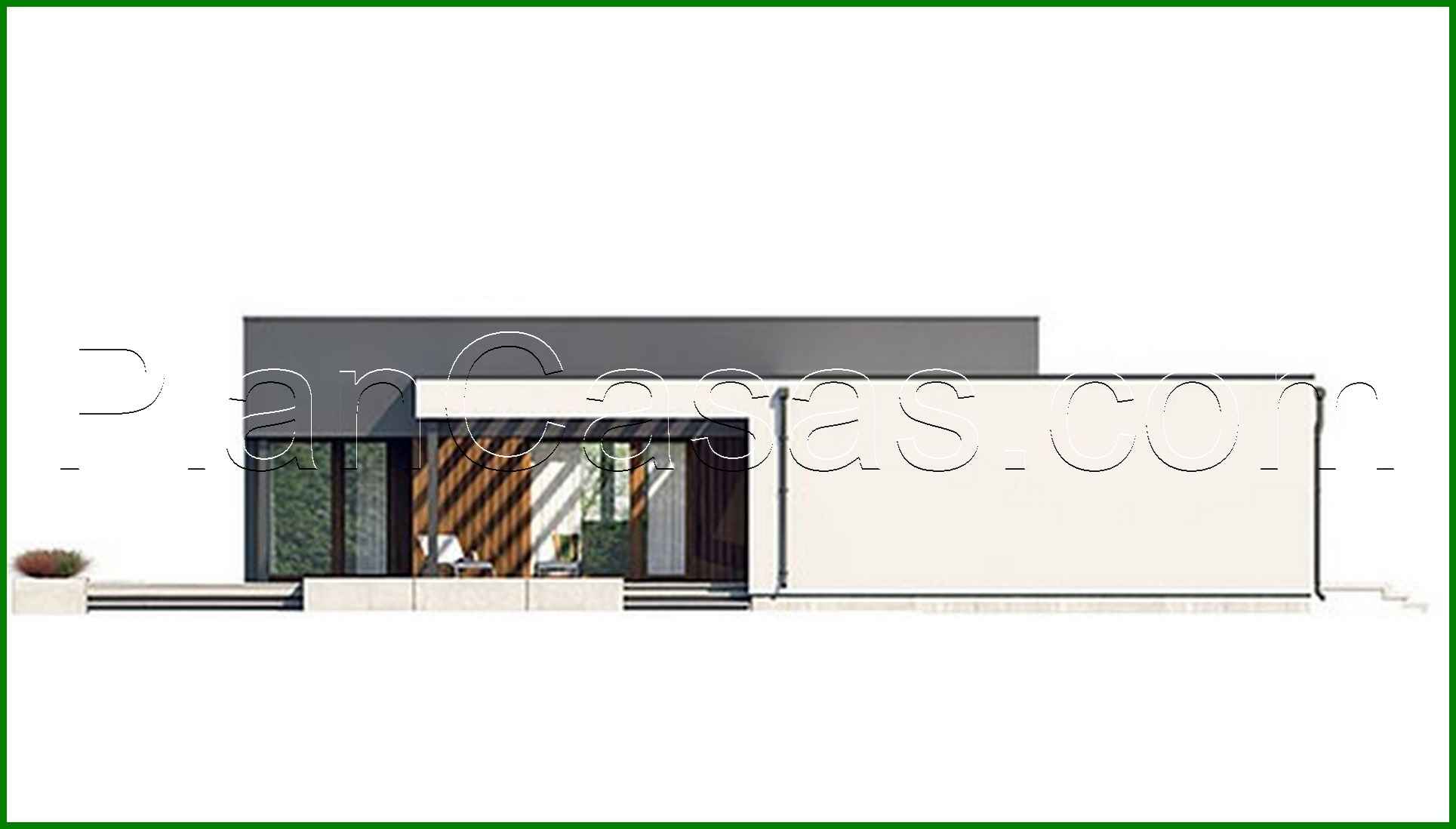 Visualization gallery - Elegant one-story modern house