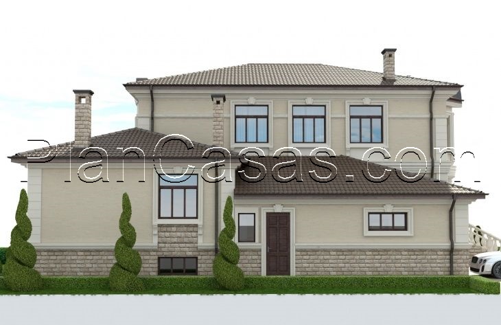 Visualization gallery - Two storey mansion