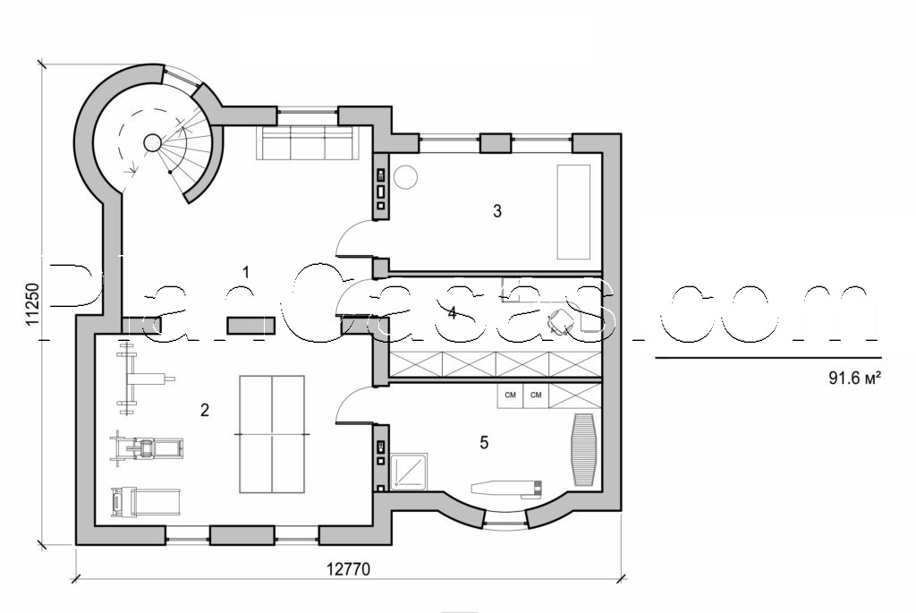 Visualization gallery - Two storey cottage