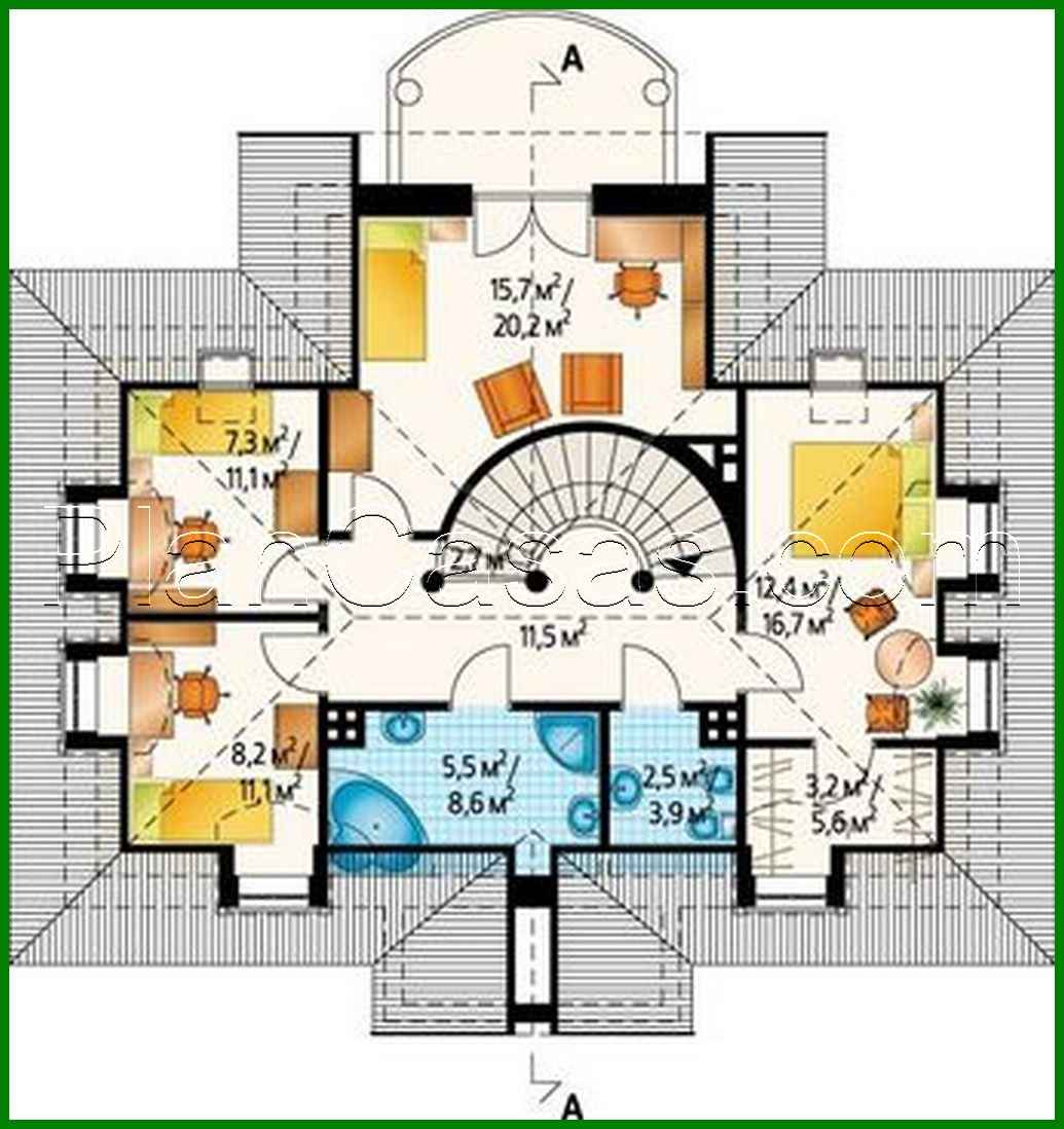 Visualization gallery - Classic style mansion with columns