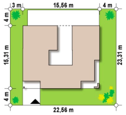 Visualization gallery - Modern house with a comfortable patio