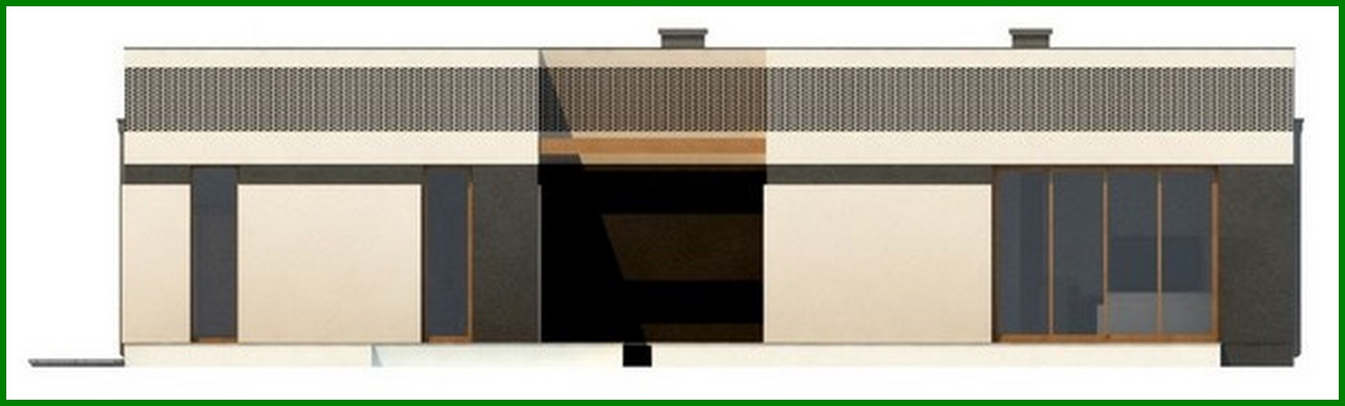 Visualization gallery - Modern house with a comfortable patio