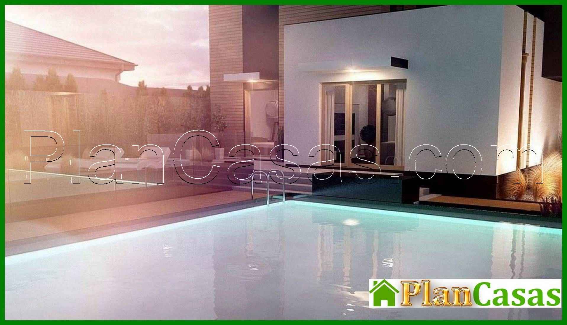 Visualization gallery - Project of a modern mansion with two kitchens