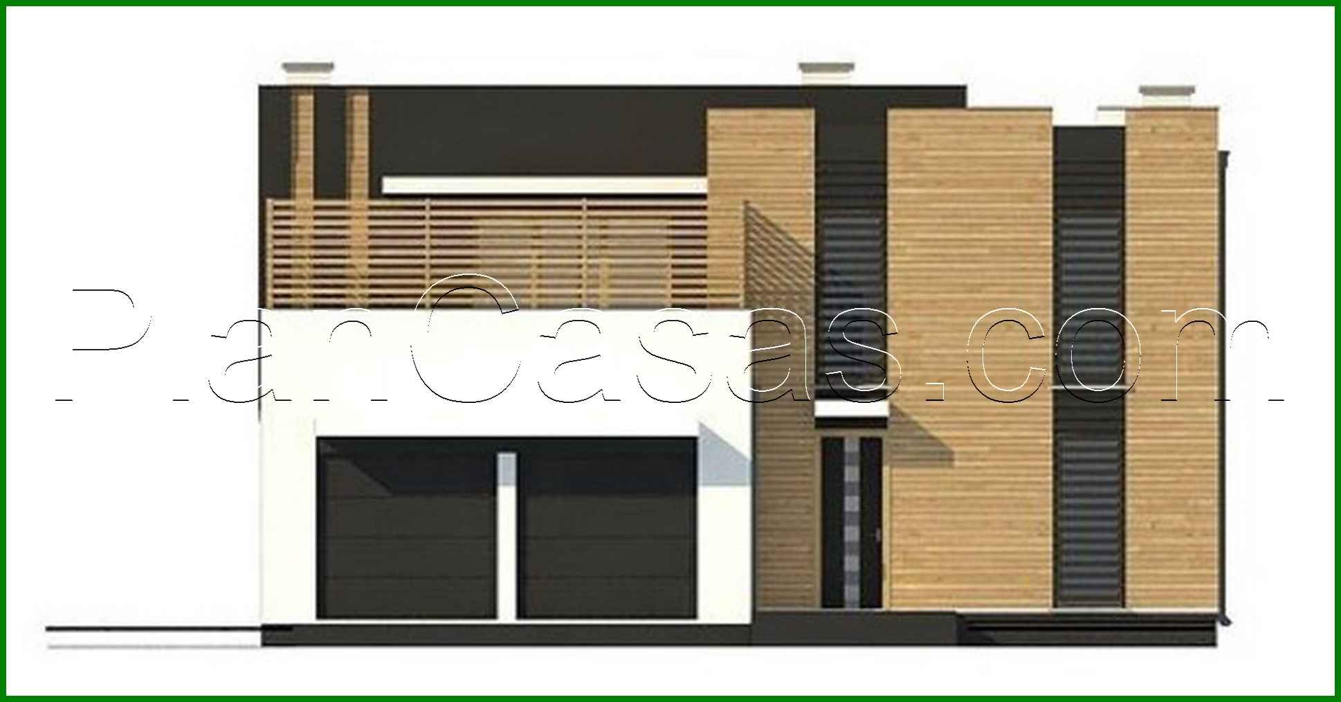 Visualization gallery - Project of a modern mansion with two kitchens