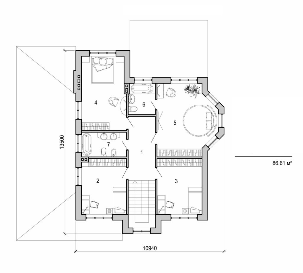 Visualization gallery - Two storey cottage