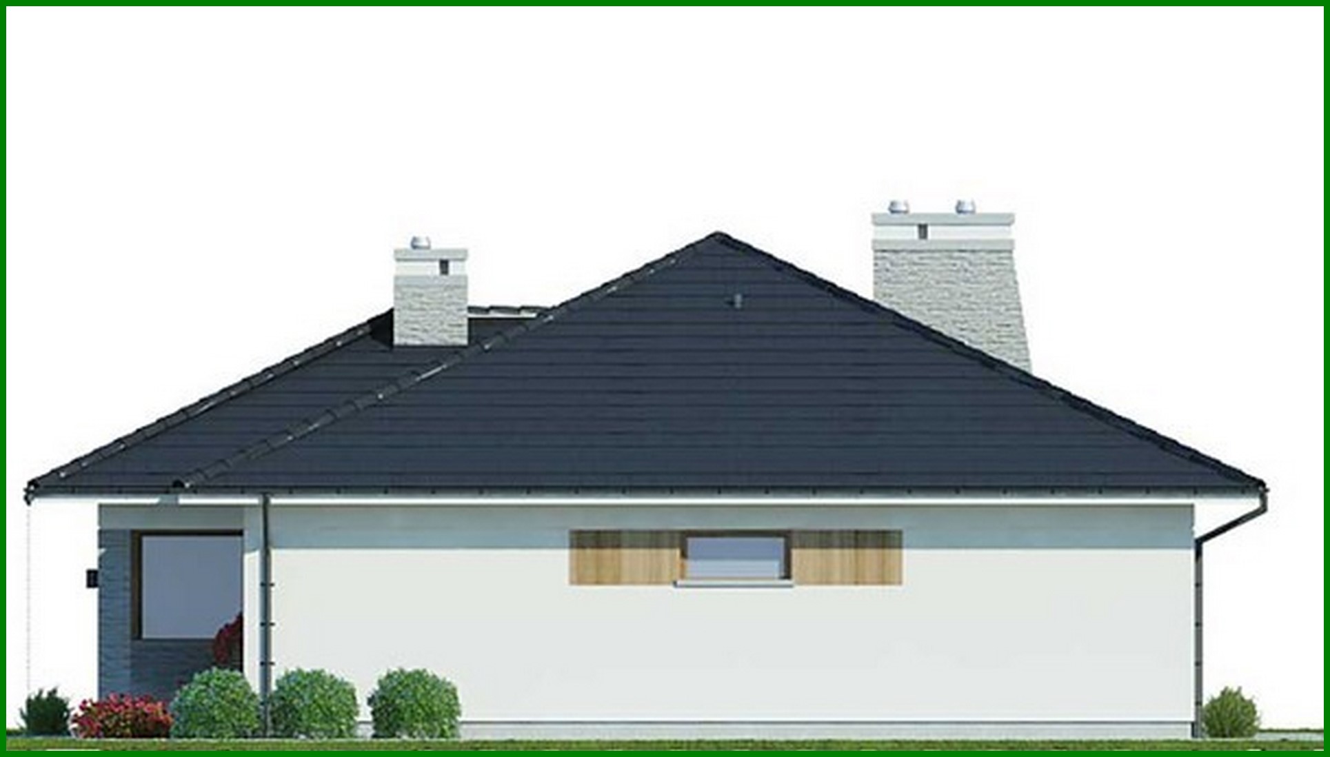 Visualization gallery - Elegant one-story house with three bedrooms