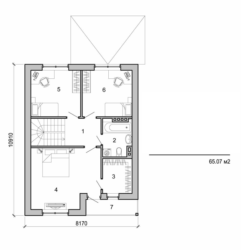 Visualization gallery - Two storey cottage