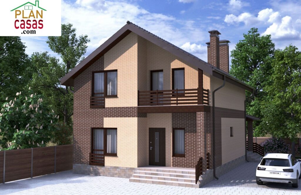 Two storey cottage house plan