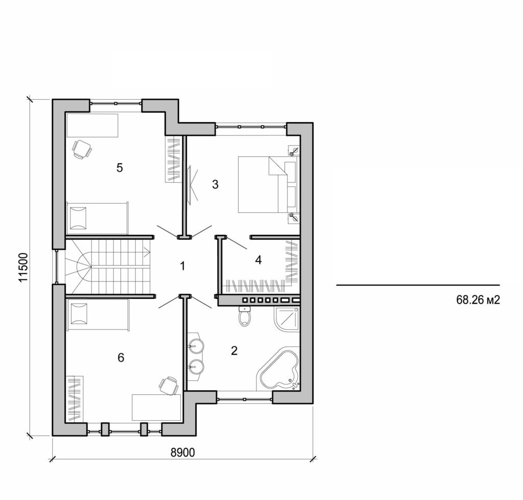 Visualization gallery - Two storey house
