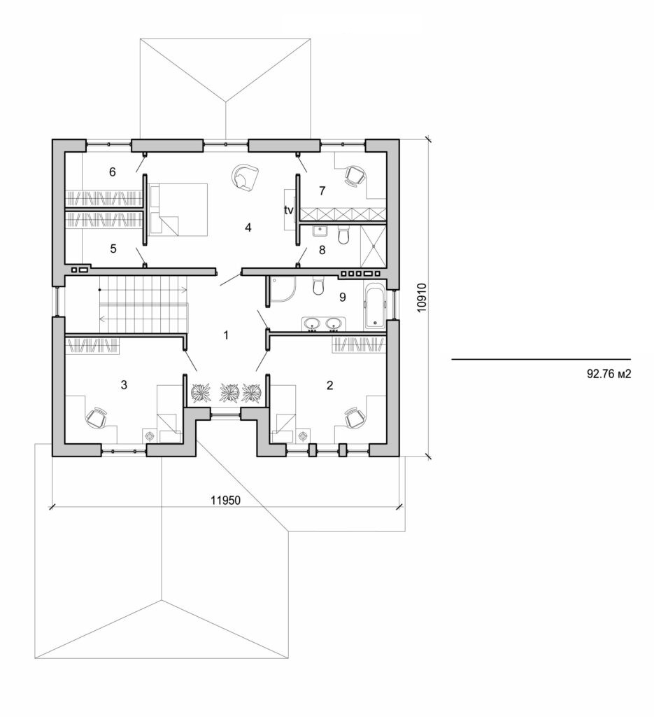 Visualization gallery - Two storey cottage