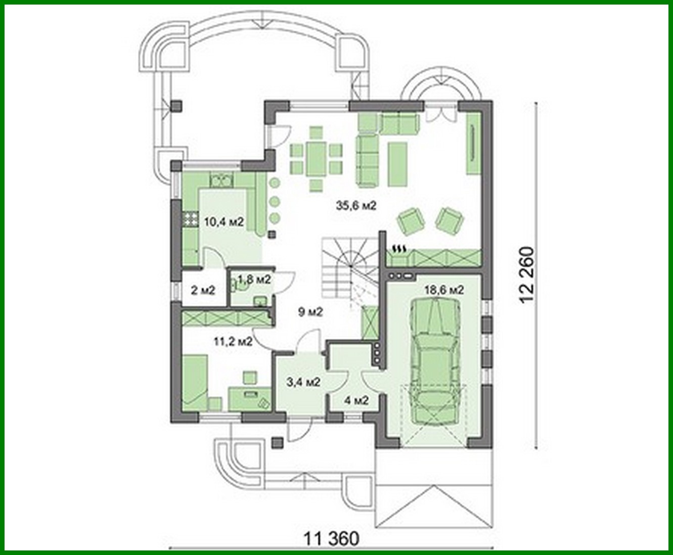 Visualization gallery - A project of a beautiful country estate for a rural area