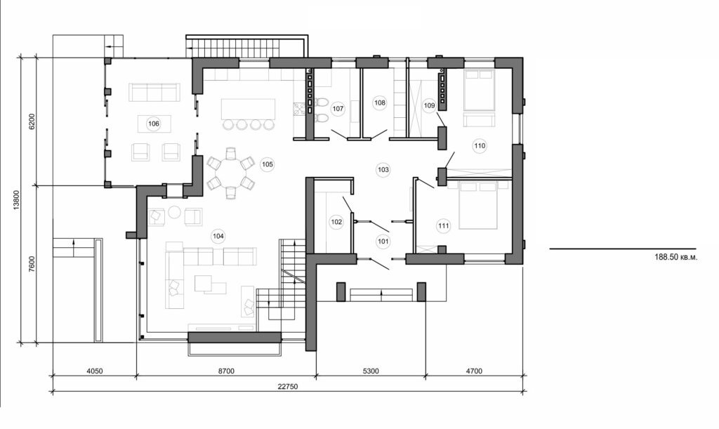 Visualization gallery - Two storey mansion