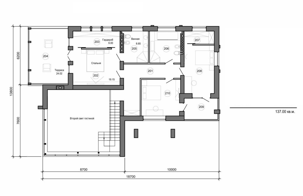 Visualization gallery - Two storey mansion
