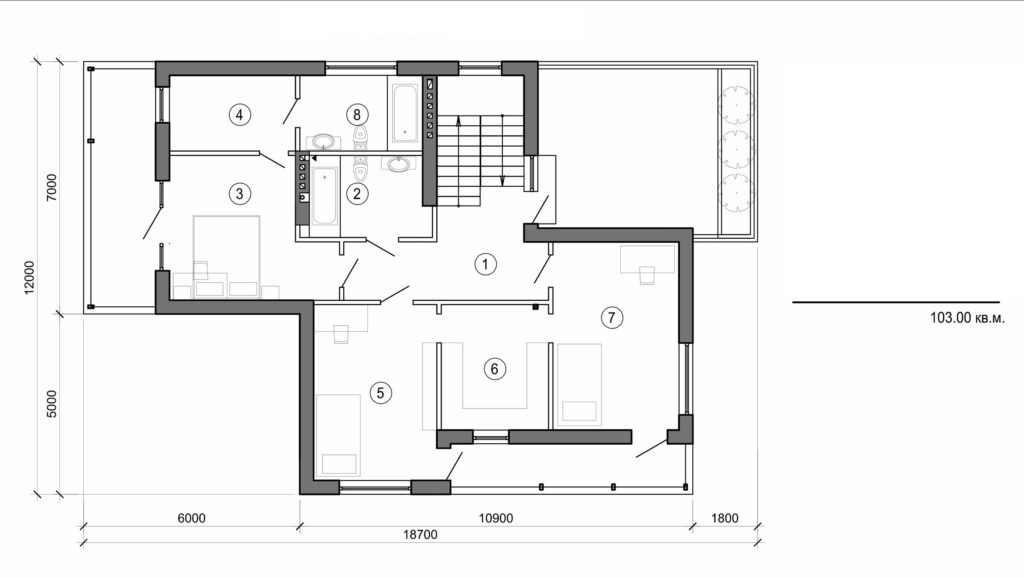 Visualization gallery - Two storey mansion