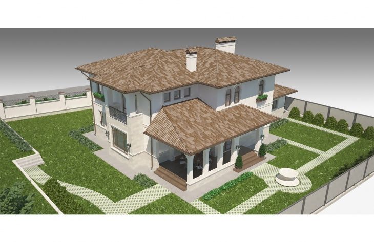 Visualization gallery - Two storey cottage