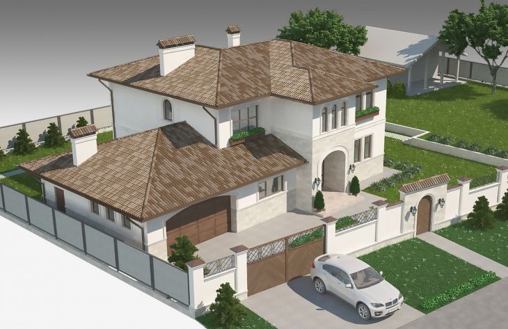 Visualization gallery - Two storey cottage