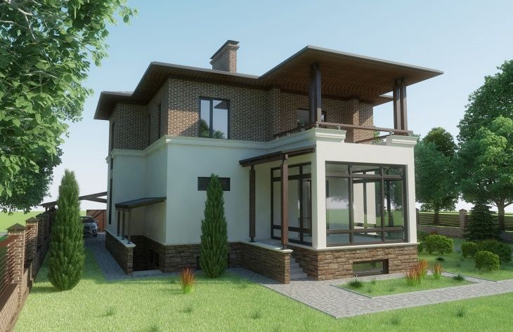 Visualization gallery - Two storey house