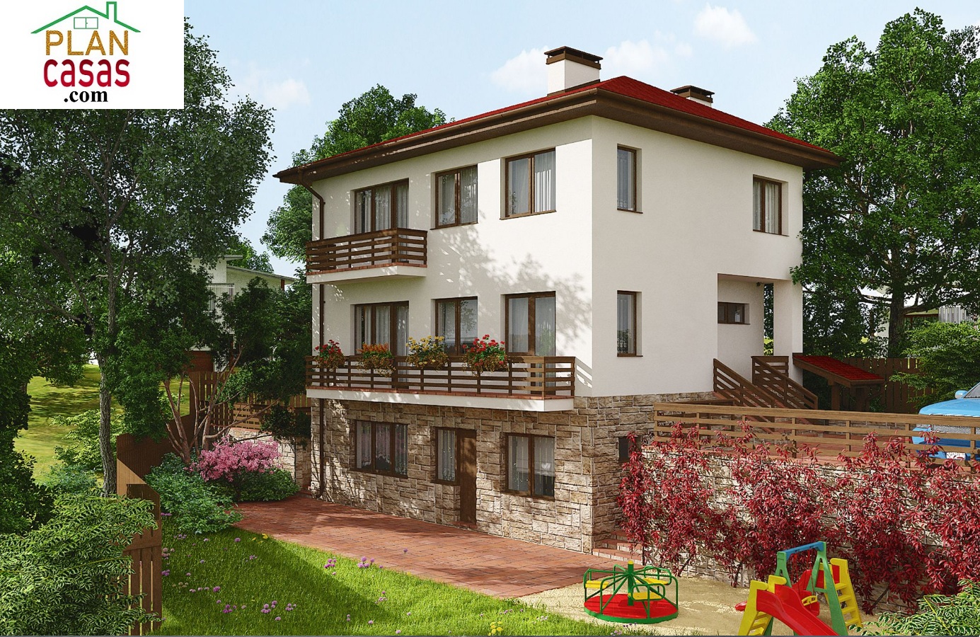 Three Storey House house plan