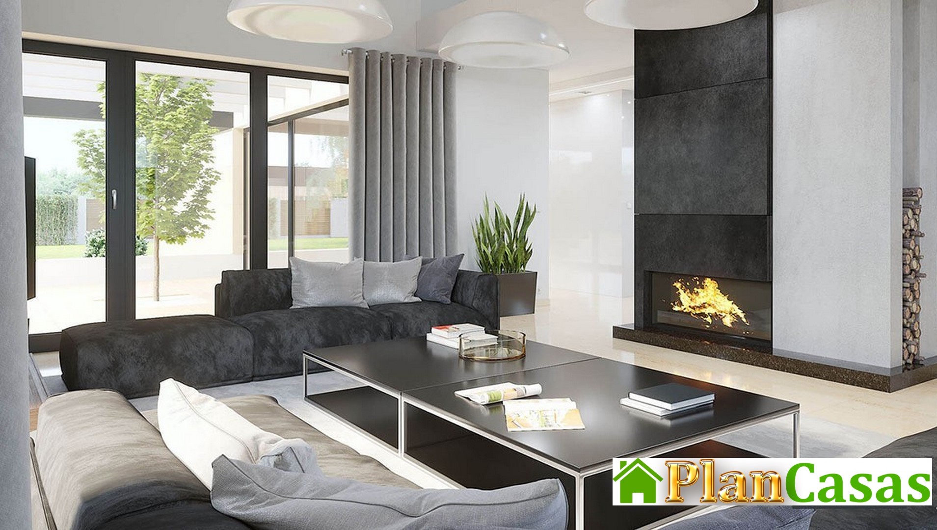 Visualization gallery - The project of a chic mansion with a unique layout