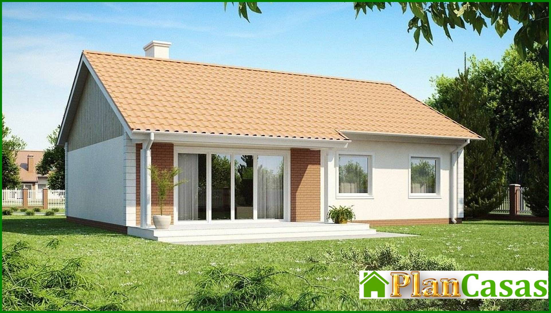 Visualization gallery - Single-storey house project without internal load-bearing walls