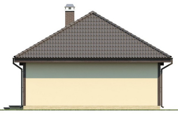 Visualization gallery - Compact house project with terrace