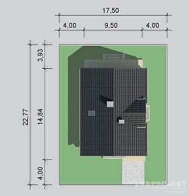 Visualization gallery - Compact house project with terrace