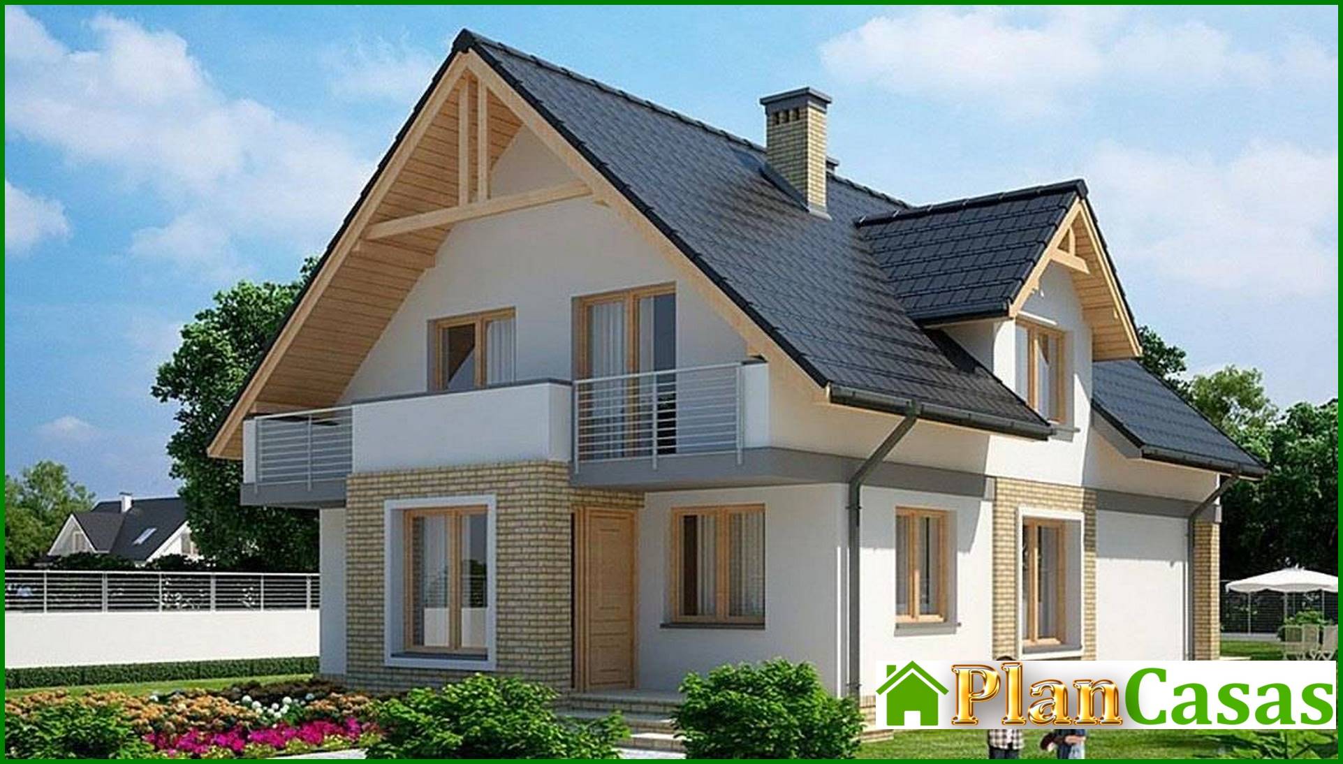 Visualization gallery - Compact house project with terrace