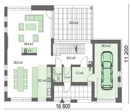 Visualization gallery - Amazing cottage with natural decor