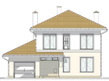 Visualization gallery - The project of a bright house in the Mediterranean style