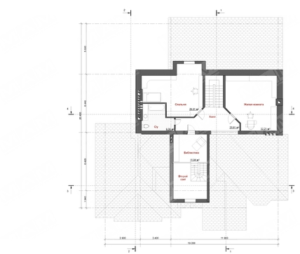 Visualization gallery - The project of a huge chic mansion