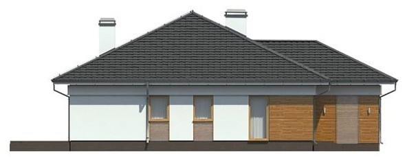 Visualization gallery - Single-storey house project with several bathrooms