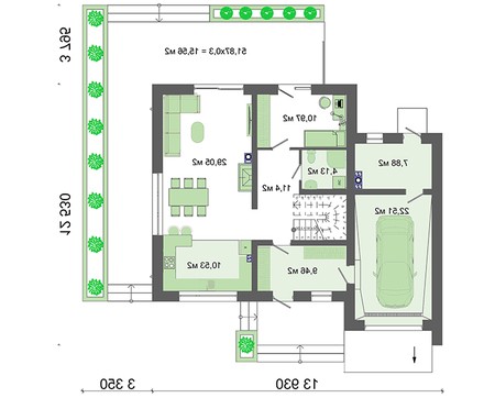 Visualization gallery - Modern stylish two-story house