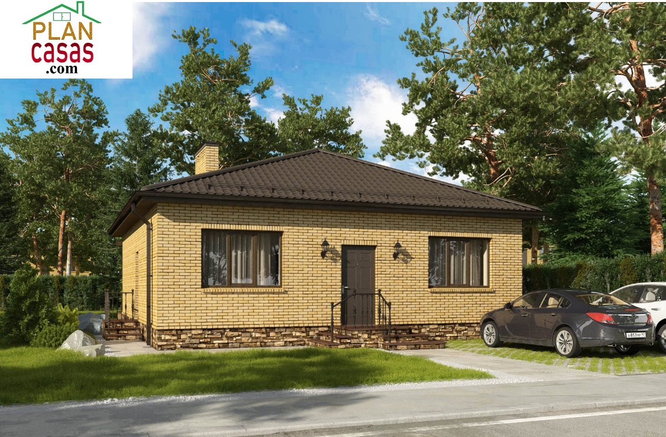 One storey house house plan