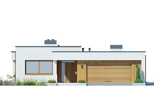 Visualization gallery - Modern house with three bedrooms and three bathrooms